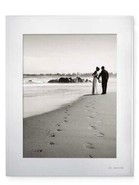 kate spade new york x Lenox Darling Point 8x10 Silver Mr & Mrs Wedding Frame